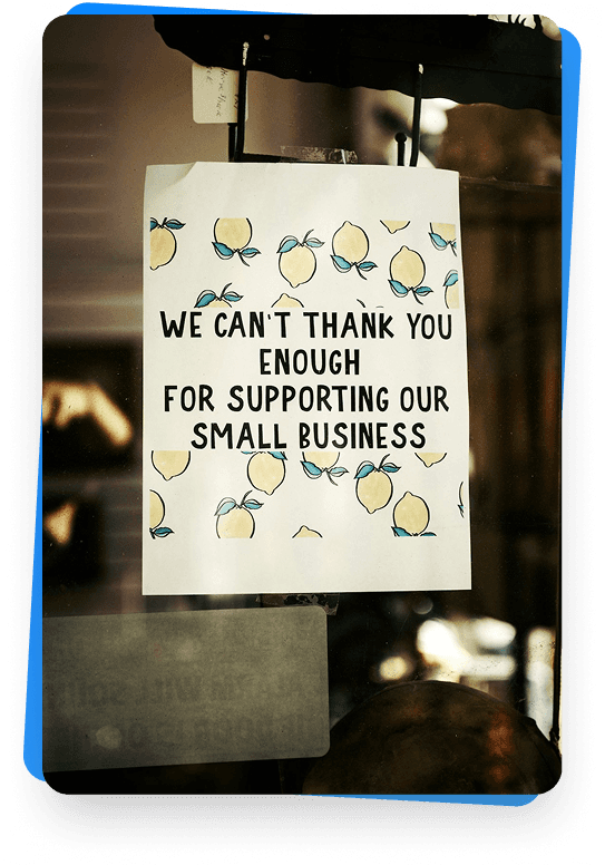 We can't thank you enough for supporting our small business